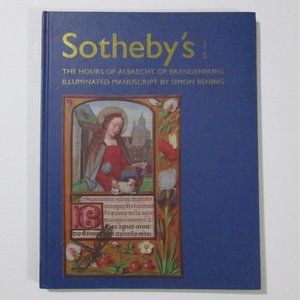 Sothebys Hardcover Catalog Book Hours Albrecht Of Brandenburg Simon Beni…